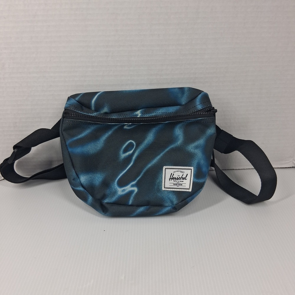 Herschel Supply Co Seventeen Hip Pack Blue Black Electric Ripple Waist Belt Bag